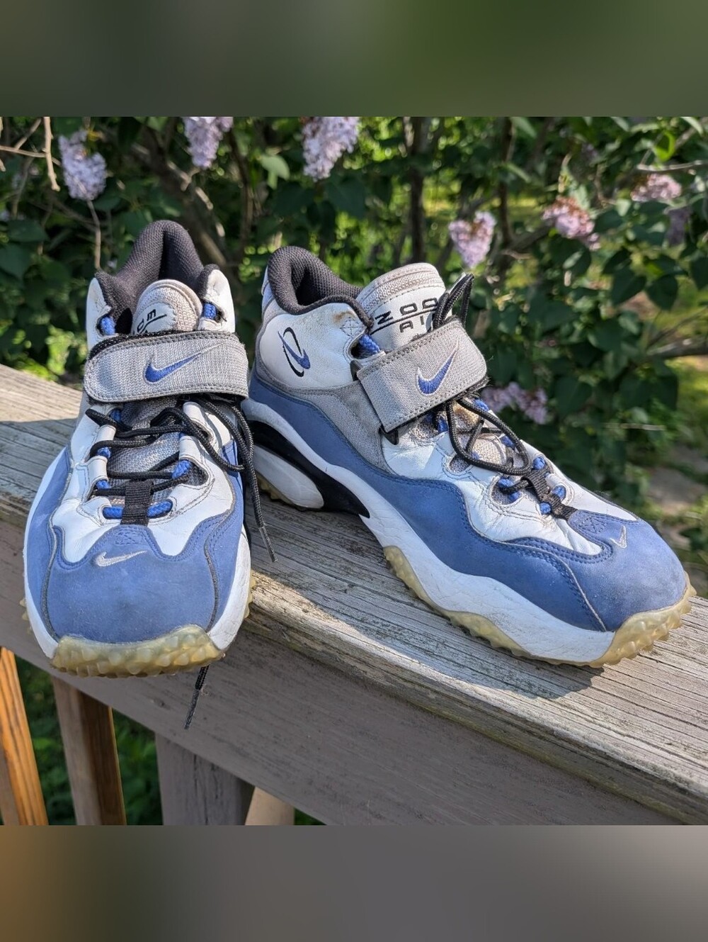 Nike Air Zoom Turf Barry Sanders Blue White 315099-141